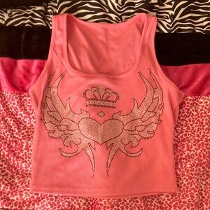 BRAND NEW pink crop tank top